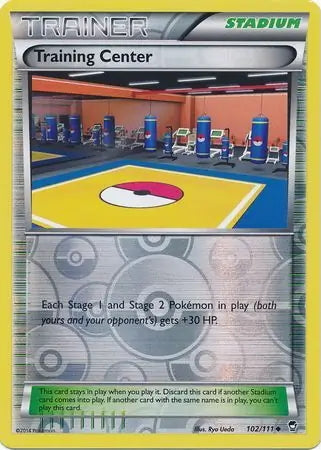 Furious Fists Training Center #102/111 reverse holo